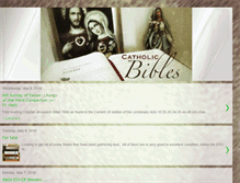 Tablet Screenshot of catholicbiblesblog.com